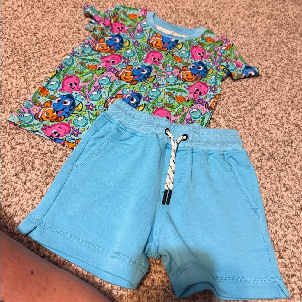 Nemo little snuggles bamboo set